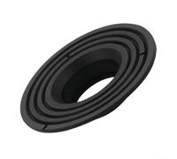 Adaptateur réducteur de vidange de sol en silicone 5,1 à 10,2 cm Bague d'étanchéité pour tuyau d'évacuation de douche Norme britannique Noir