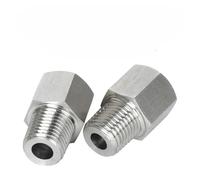 Adaptateur réducteur hexagonal M10 femelle vers mâle M5 6 10 12 1/8" 1/4" 3/8" NPT, adaptateur haute pression en acier inoxydable 304, 1 pièce(M8x1 Male)