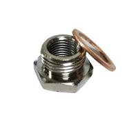 Adaptateur réducteur pour sonde Lambda d'échappement (M18 x 1,5 mm vers M12 x 1,25 mm) avec Joint