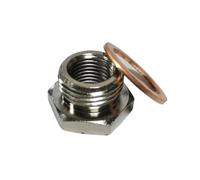 Adaptateur réducteur pour sonde Lambda d'échappement (M18 x 1,5 mm vers M12 x 1,25 mm) avec Joint | Connecteur de sonde Lambda d'échappement