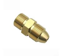 Adaptateur régulateur de gaz CGA580 vers G5/8 cylindres en laiton pour systèmes de soudage à l'argon - Raccord compact en cuivre de 55 x 24 mm avec compatibilité