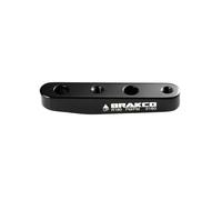 Adaptateur rehausse frein à disque arrière route etrier montage plat Brakco Noir