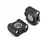 Adaptateur Rehausseurs Guidon CNC 22 Mm 28 Moto Tout-Terrain pour CRF300L pour CRF250L pour CRF 230 450L Moto Rehausseur Guidon(Black)