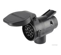 Adaptateur remorque Elparts 7 broches vers 13 broches 12V 16A 25A DIN/ISO 172...