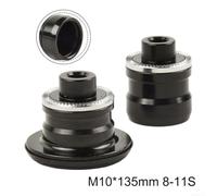 Adaptateur Remorque Vélo pour Axe Traversant x 1,25 Adaptateur | Conversion pour m10 à 12mm, compatible 135-142mm, pour remorques, vélo de route, VTT(12S*135mm)