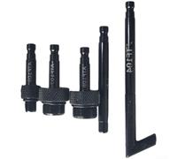 Adaptateur Remplissage ATF Aluminium Kit Outils pour Mercedes pour benz 722.9 7G-Tronic M12x1.5 Vidange Boîte Vitesses Auto Atelier(5 Piece Fitting)