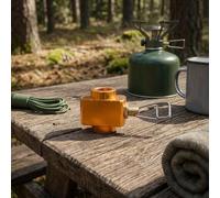 Adaptateur Remplissage pour bouteille pour gaz Portatif Léger 42g | Transfert pour gaz propane butane, conception compacte, matériau laiton, pour camping extérieur
