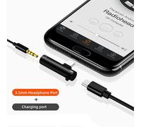 Adaptateur Répartiteur Audio 2 En 1 Pour Iphone,Prise Jack 3.5mm,Câble Auxiliaire,Charge De Téléphone,Sauna,Touristes,Iphone Poly Xs X 13 12 11pro - Type Black