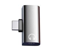 Adaptateur répartiteur auditif en forme de T de type C pour casque de réalité virtuelle et charge ensemble fonction 2 en 1