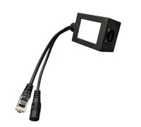 Adaptateur répartiteur d'alimentation sur Ethernet haute vitesse pour entrée CC 12-30 V et connectivité Ethernet pour systèmes de batterie solaire