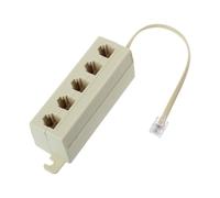 Adaptateur répartiteur de ligne téléphonique RJ11 à 5 voies 6P4C
