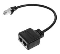 Adaptateur répartiteur Ethernet mâle vers double femelle 1 vers 2, fiche modulaire catégorie 7, câble répartiteur réseau pour réseau LAN
