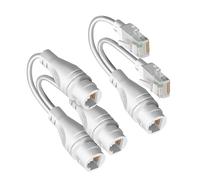 Adaptateur répartiteur Ethernet RJ45 pour installation de caméra de sécurité Gestion des câbles Ethernet
