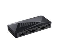 Adaptateur répartiteur multi-voies 1 à 12 voies ARGB PWM pour ventilateur PC carte mère - 5 V 3 broches 4 broches ARGB PWM contrôleur ventilateur hub châssis hub 5 V 3 broches ARGB PWM 4 broches 2 en