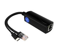 Adaptateur répartiteur PoE 48 V vers 5 V 4 A Micro USB Adaptif 10/100/1000 Mbps PoE Power over Ethernet Splitter Adapter pour Raspberry Pi 5