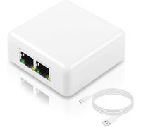 Adaptateur répartiteur réseau Gigabit RJ45 1000/100 Mbps RJ45 1 à 2 répartiteur réseau Gigabit avec Port d'alimentation USB pour Ordinateur,hub,commutateur,routeur,décodeur,etc.