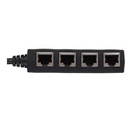 Adaptateur Répartiteur Rj45, Adaptateur De Câble De Connexion Répartiteur Rj45 A 4 Ports Trans Nt Pour Réseau Ethernet Lan 10/100/1000 Mbps Compatibilité Universelle Plug Et Play Utilisation Facile