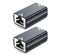 Adaptateur répartiteur RJ45 en alliage d'aluminium pour extension de câble Ethernet et coupleur réseau de partage de réseau