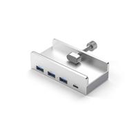 Adaptateur répartiteur USB 3.0 HUBUSB3.0 à 4 ports avec bloc d'alimentation de type clip multiple pour transmission de données rapide