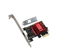 Adaptateur réseau 2,5 G - Base-T - PCIe - RTL8125B - 2500/1000/100Mbps - PCI Express - Carte Ethernet RJ45 - LAN - Support manette - PXE pour Windows/Linux/Mac avec profil bas