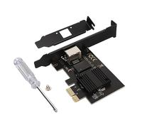 Adaptateur réseau 2,5 g de PCIe, Carte Gigabit Ethernet Card I226V PCI Express LAN avec Port RJ45 Port Internal Computer Networking Carte Low Profile pour PC et Poste de Travail
