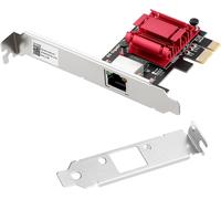 Adaptateur réseau 5G PCIe RTL8126 5000/2500/1000/1000/1000Mbps PCI Express 3.1 Gigabit Ethernet RJ45 LAN Controller Support PXE pour Windows/Linux avec profil bas