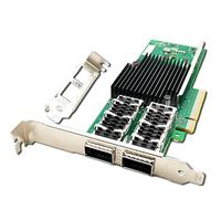 Adaptateur réseau convergé Ethernet 40 Go (CNA), double ports QSFP+ compatible avec carte réseau Intel XL710-QDA2 PCIe x8 40 Gbe Server Compatible Windows/Windows Server/Linux/FreeBSD