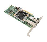 Adaptateur Réseau convergé Ethernet SFP PCIe X8 Double Port 10 Go avec Ventilateur de Refroidissement, Multifonction, pour Serveurs