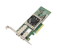 Adaptateur Réseau convergé Ethernet SFP PCIe X8 Double Port BCM57810S avec Ventilateur de Refroidissement, Multifonction, Adaptateur 10GbE pour Serveur