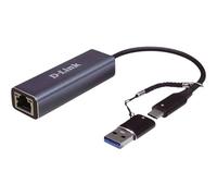 D-Link Adaptateur USB-C/USB vers Ethernet 2,5G DUB-2315