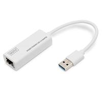 Adaptateur réseau DIGITUS via USB 3.0 - Gigabit Ethernet 1 GBit/s RJ45 - Connexion LAN supplémentaire via connecteur USB-A