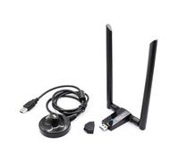 Adaptateur réseau double bande USB 1200, 3.0 Mbps, longue portée, antenne de réception, carte réseau pour ordinateur portable, bureau et maison