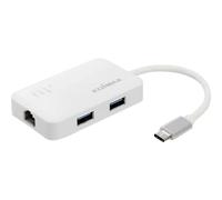 Edimax EU-4308 station d'accueil USB 3.2 Gen 1 (3.1 Gen 1) Type-C Blanc