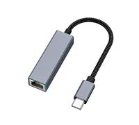 Adaptateur réseau Ethernet haute vitesse USB C vers Ethernet Connecteurs USB Type C RJ45 pour tablette de téléphone