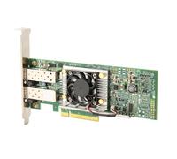 Adaptateur Réseau Ethernet, Multifonction Plug and Play PCIe X8 Ethernet convergé Adaptateur Réseau Double Port SFP BCM57810S Stable avec Ventilateur de Refroidissement pour