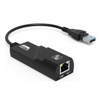 Adaptateur réseau Ethernet, USB 2.0 vers RJ45 LAN 10/100M Filaire - Plug and Play, sans Pilote et Compatible avec MacBook, Steam Deck Switch, Windows, Chromebook et Linux.