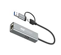 Adaptateur réseau Ethernet USB de type C vers RJ45 5000 Mbps pour une meilleure vitesse Internet sur divers appareils de bureau