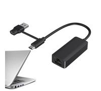 Adaptateur réseau externe - Convertisseur USB 3.0 Gigabit Ethernet, connecteur Internet pour ordinateur portable, adaptateur de câble résistant aux pilotes | Accessoire réseau de câblage rapide pour