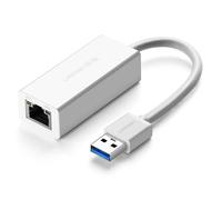 Adaptateur réseau externe Ugreen RJ45 - USB 3.2 Gen 1 (1000 Mbps / 1 Gbps) Gigabit Ethernet blanc