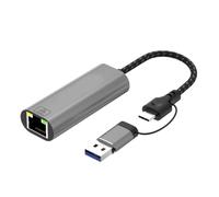 Adaptateur réseau Gigabit USB et type C Rj45 Port Type 1000 Mbps pour ordinateurs portables et ordinateurs de bureau Diverses connexions réseau