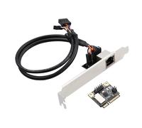 Adaptateur réseau Mini PCI-E vers Ethernet Gigabit, 1000M, Port RJ45 vers Mini PCI Express