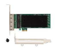 Adaptateur réseau PCIe 4 Ports, Carte Ethernet Gigabit PCI Express, Carte réseau LAN 10 100 1000 Mbps Base T RJ45 avec contrôleur JL82576EB, pour Serveur 7 8 10 2012 2016