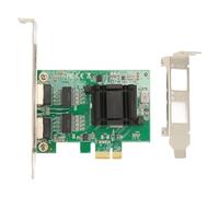Adaptateur Réseau PCIe, TXA108 82571 10/100/1000 Mbps Gigabit Ethernet PCI Express Carte Réseau PCI-E Double Port RJ45 Gigabit LAN Carte Réseau pour Ordinateur de Bureau