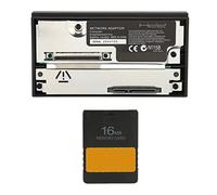Adaptateur Réseau PS2 avec Carte Mémoire McBoot Gratuite 16 Mo, Adaptateur HDD D'interface SATA pour PS2, Prend en Charge jusqu'à 2 to de Disque Dur SATA