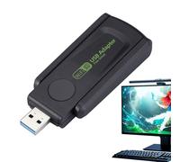 Adaptateur réseau sans Fil, Adaptateur WiFi USB,Dongle de Carte réseau sans Fil Double Bande 2,4G/5G - Adaptateur 600 Mbps, récepteur réseau pour Ordinateur, Double antenne Externe