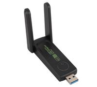 Adaptateur Réseau sans Fil USB, Dongle WiFi sans Fil Double Bande 150 Mbps, Adaptateur WiFi USB 3.0 Double Antenne Externe à Gain élevé, Prise en Charge 2,4 GHz et 5 GHz.
