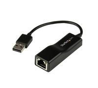 StarTech.com Adaptateur réseau USB 2.0 vers Ethernet - 10/100 Mb/s - Convertisseur USB vers RJ45 - M/F