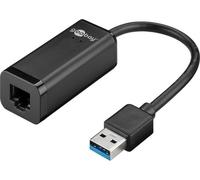 Goobay Adaptateur réseau USB 3.0 – Convertisseur Gigabit Ethernet (39038) Noir 0,1 m pour PC/Mac