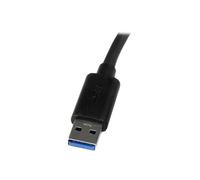 StarTech.com Adaptateur USB 3.0 à Double Port Gigabit Ethernet avec port USB - 10/100/100 - Adaptateur NIC Réseau USB Gigabit LAN