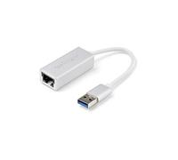 Adaptateur réseau USB 3.0 vers Gigabit Ethernet - Convertisseur USB vers RJ45 - M/F - Argent (USB31000SA) - Adaptateur réseau - USB 3.0 - Gigabit